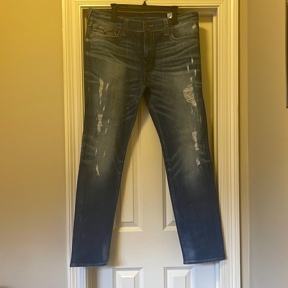Mens Distressed True Religion Jean. Excellent condition